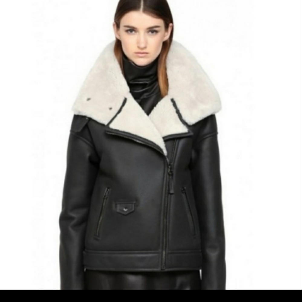 Mackage asymmetrical coat